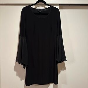 R&M Richards Black Long Sleeve Dress